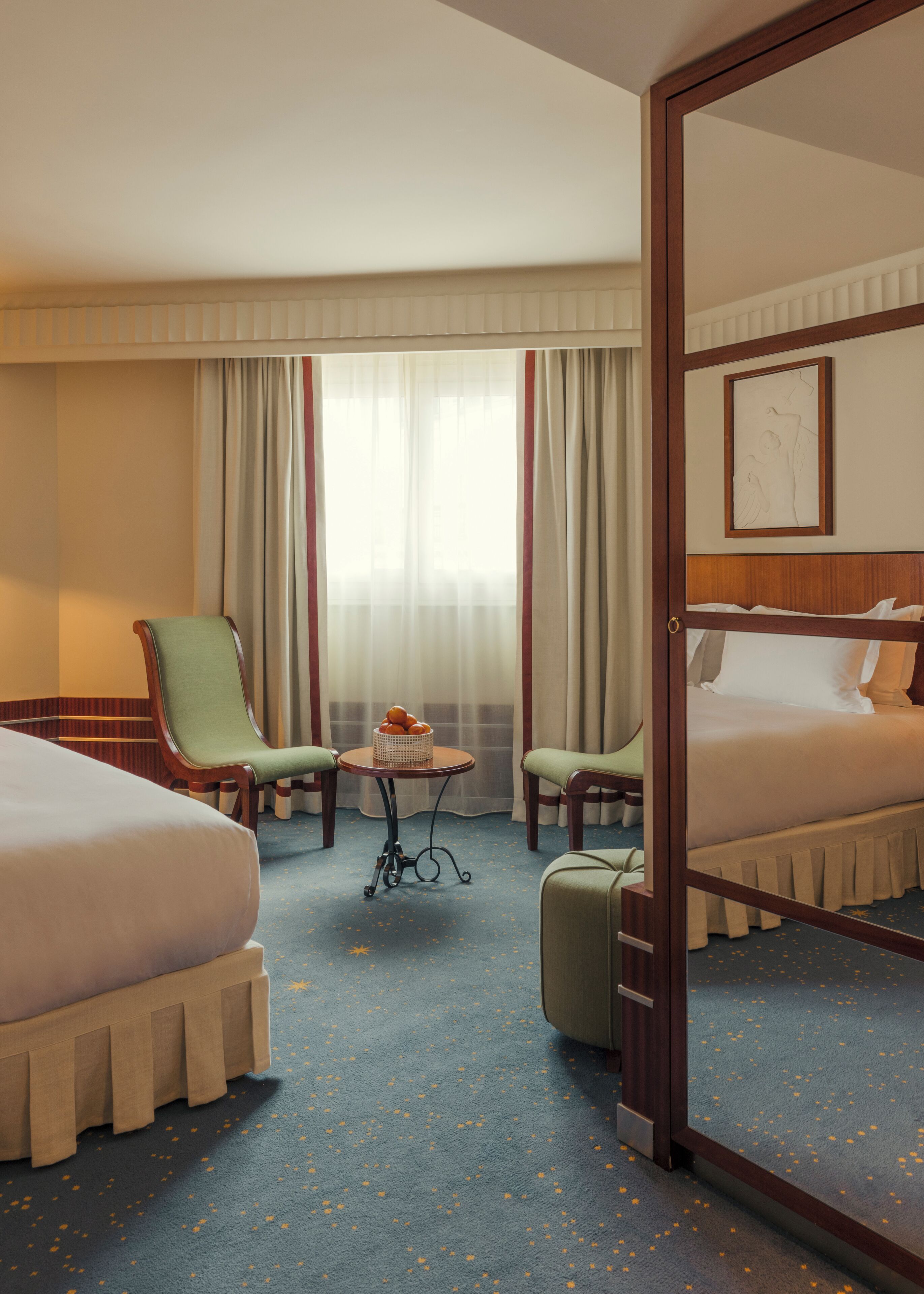 junior suite | 2 bedrooms, premium bedding, free minibar, in-room safe