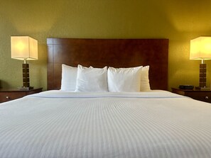 Egyptian cotton sheets, premium bedding, desk, iron/ironing board