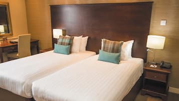 Hypo-allergenic bedding, individually decorated, individually furnished