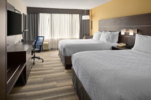 1 quarto, roupas de cama premium, cofres nos quartos, escrivaninha