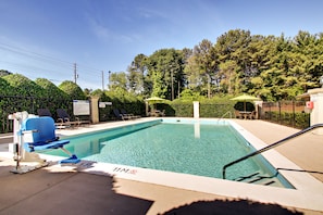 Seasonal outdoor pool