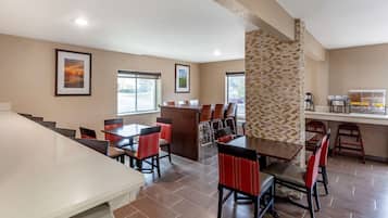 Free daily on-the-go breakfast