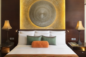 Premium bedding, down comforters, in-room safe, individually furnished