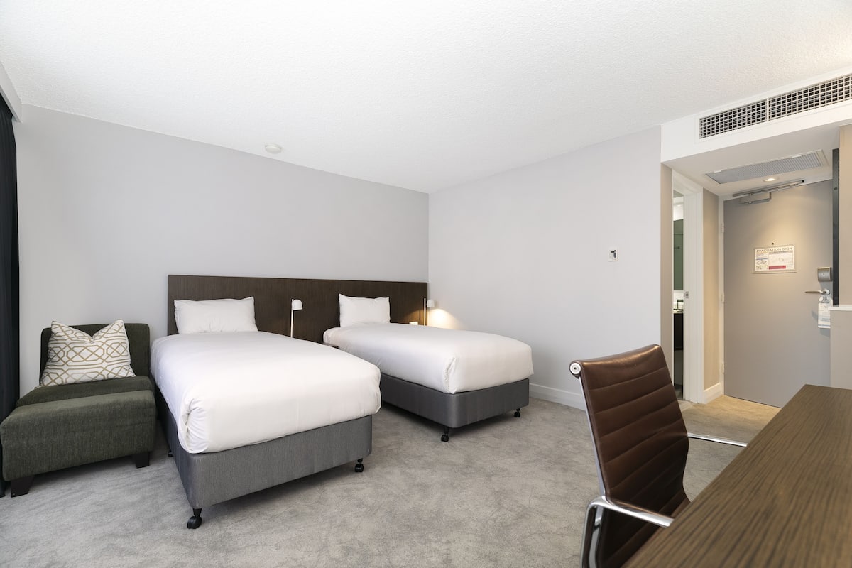 1 chambre, literie de qualité supérieure, surmatelas