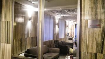 Lobby sitting area