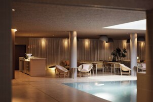 Un sauna, baño turco, tratamientos corporales, hidroterapia