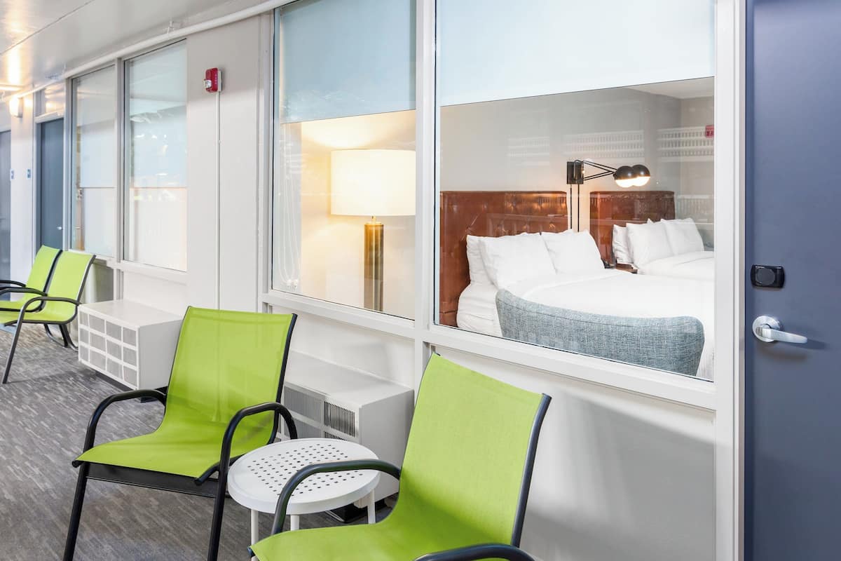 Room, 2 Queen Beds, Non Smoking, Pool View (Poolside) | Desk, iron/ironing board, free cribs/infant beds, free WiFi