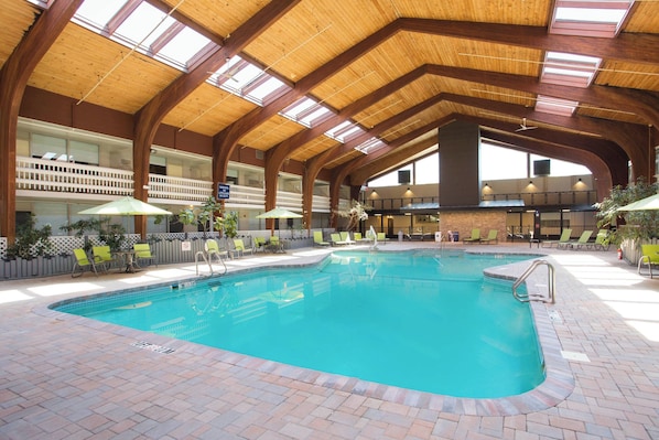 Indoor pool, seasonal outdoor pool