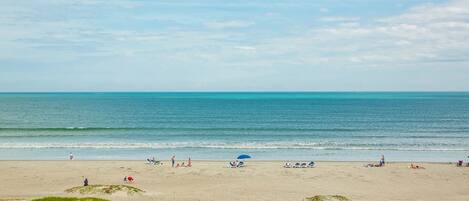 On the beach, beach bar
