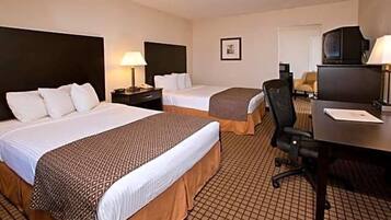 Desk, iron/ironing board, free cribs/infant beds, rollaway beds