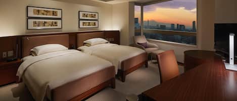 Room, 2 Single Beds, City View