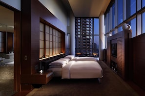 Presidential-sviitti | 1 makuuhuone, italialaiset Frette-lakanat, ylelliset vuodevaatteet