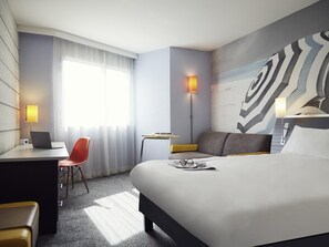 Quarto standard, 1 cama de casal e sofá-cama | Roupas de cama premium, cofres nos quartos, escrivaninha