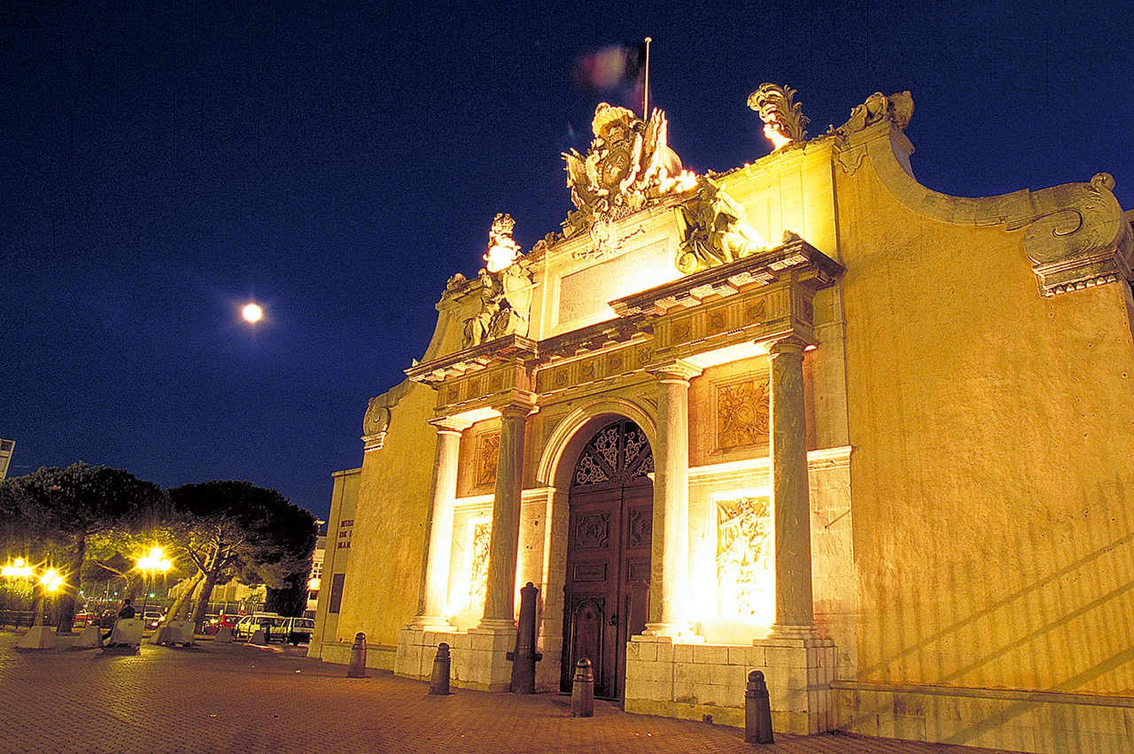 front of property – evening/night