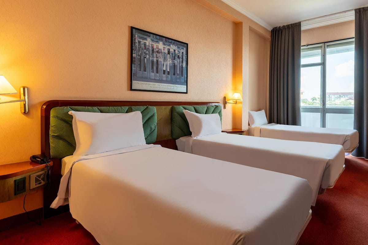 Standard Triple Room, 3 Twin Beds | 1 bedroom, premium bedding, minibar, in-room safe