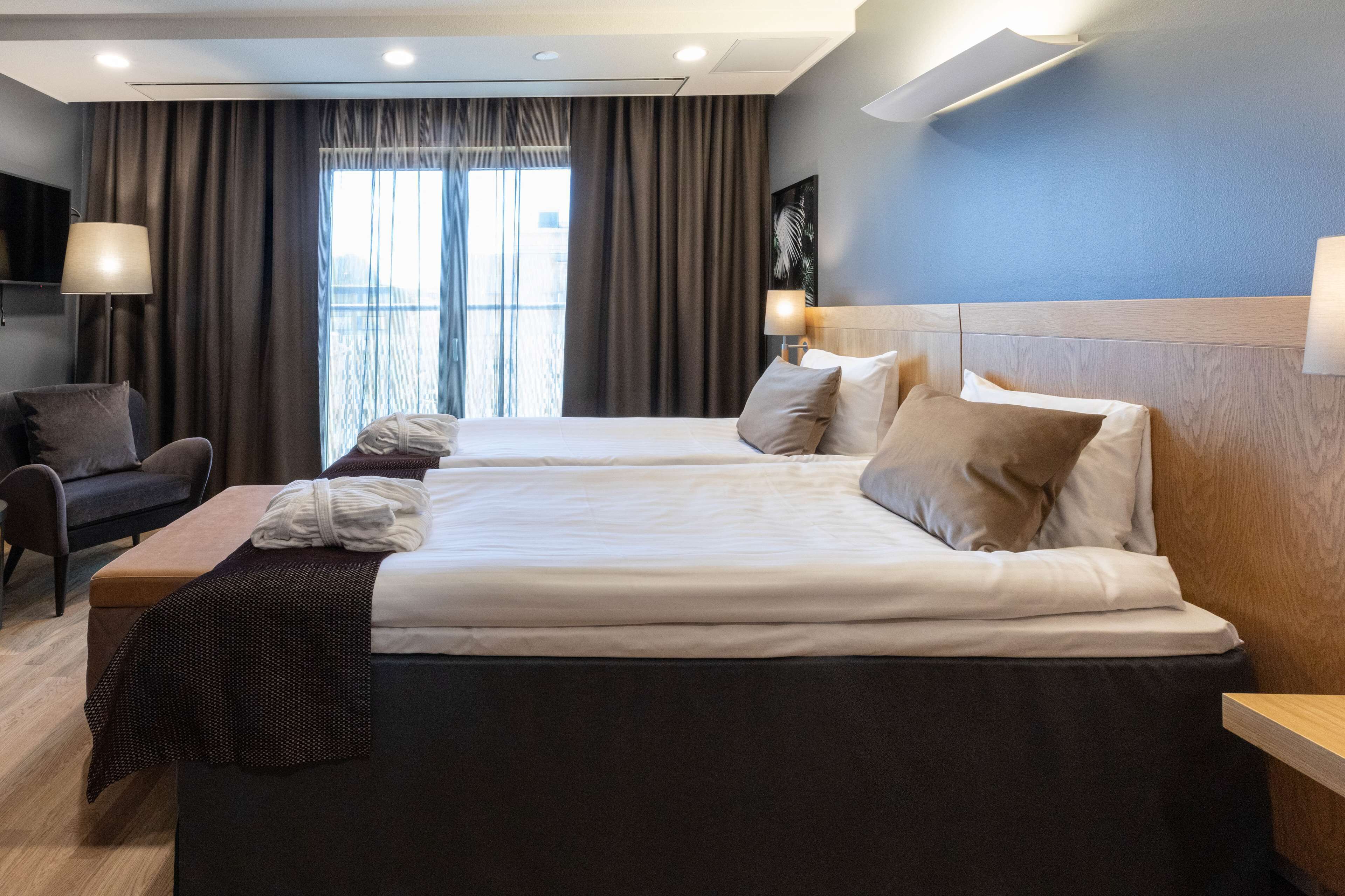 superior room, 1 king bed with sofa bed | minibar, in-room safe, desk, laptop workspace