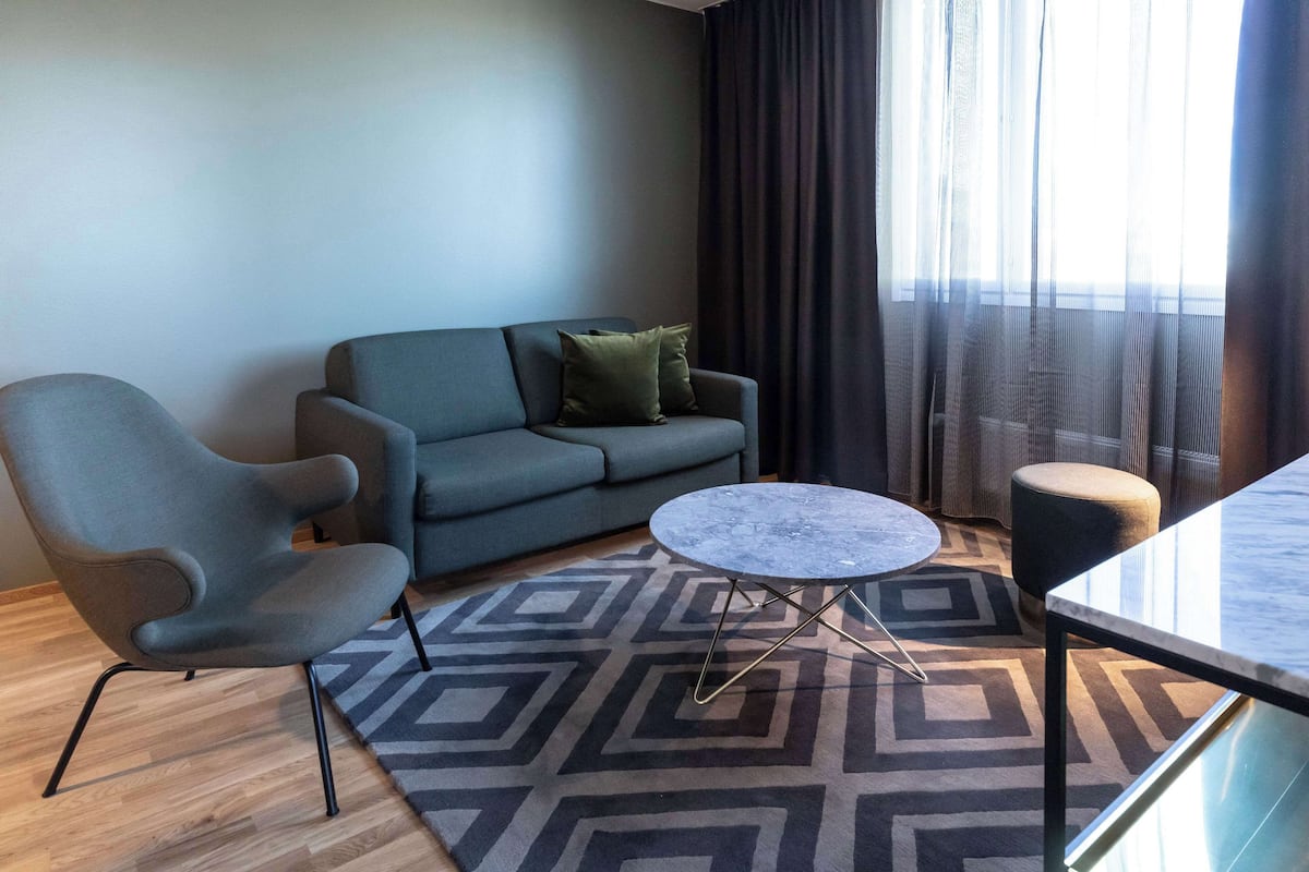 junior suite | minibar, in-room safe, desk, laptop workspace