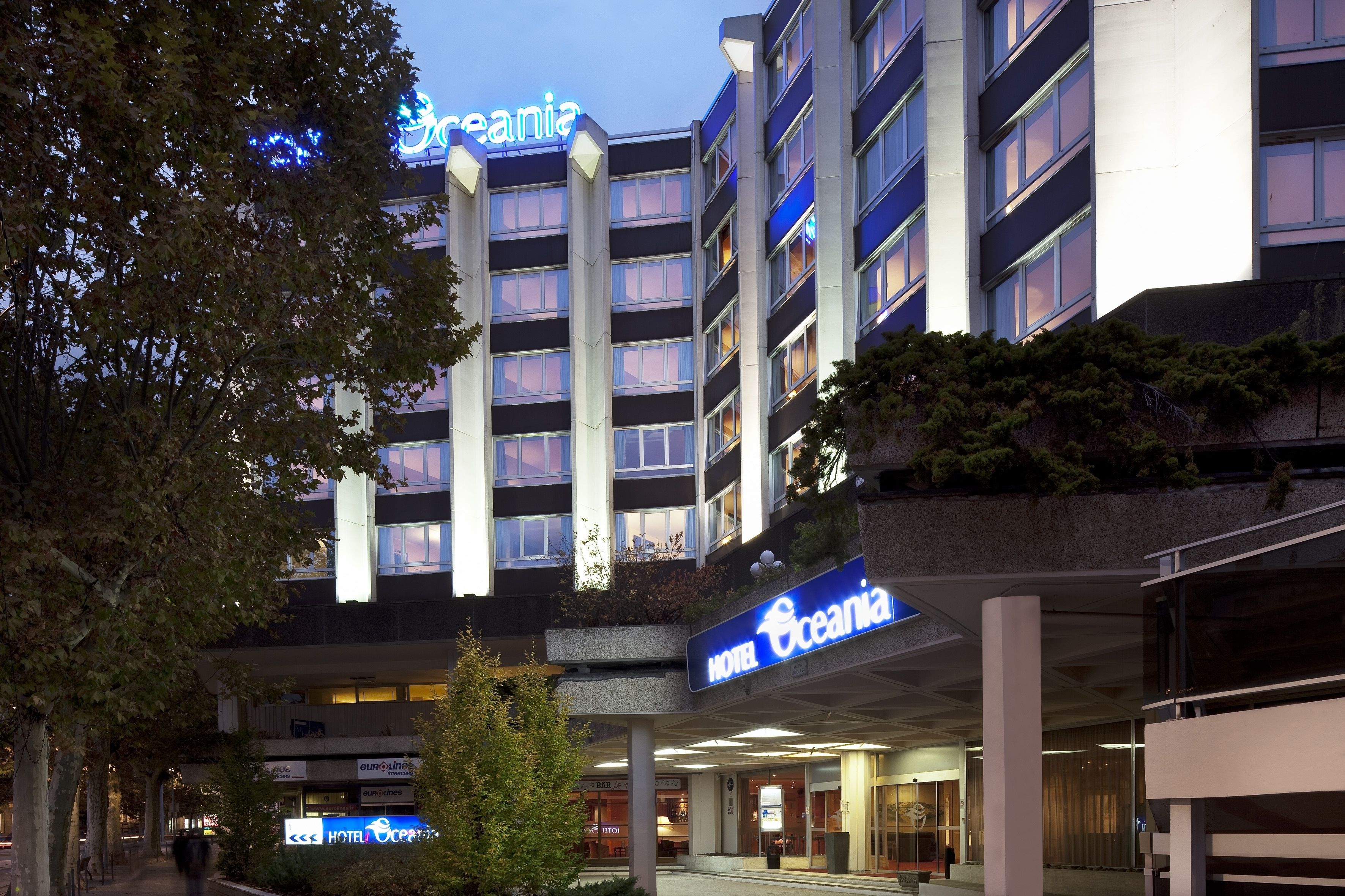 front of property – evening/night