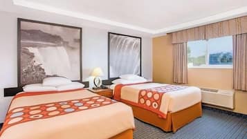 Cortinas blackout, Wi-Fi de cortesia, roupa de cama