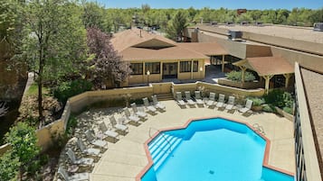 Indoor pool, outdoor pool