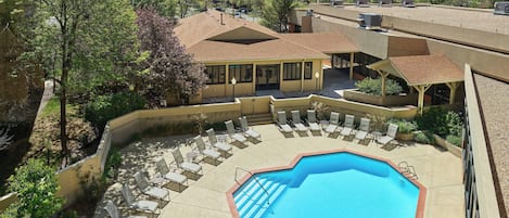 Indoor pool, outdoor pool