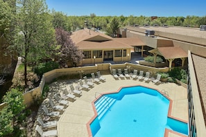 Indoor pool, outdoor pool