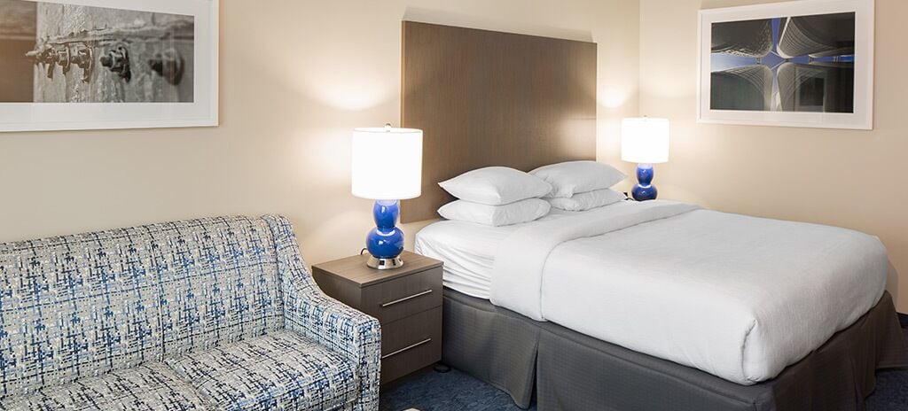 Frette Italian sheets, premium bedding, in-room safe, soundproofing