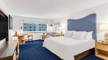 Premium bedding, minibar, in-room safe, desk