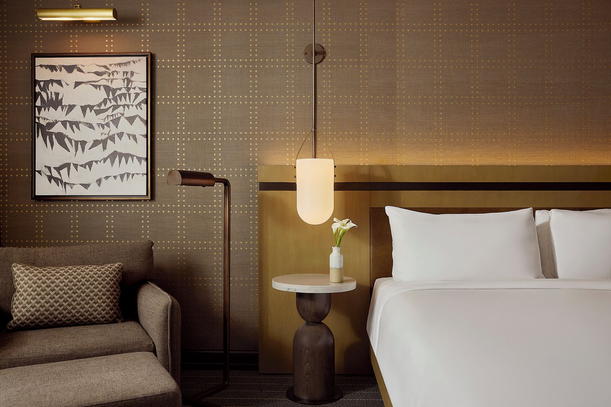 Egyptian cotton sheets, premium bedding, down duvets, pillow-top beds