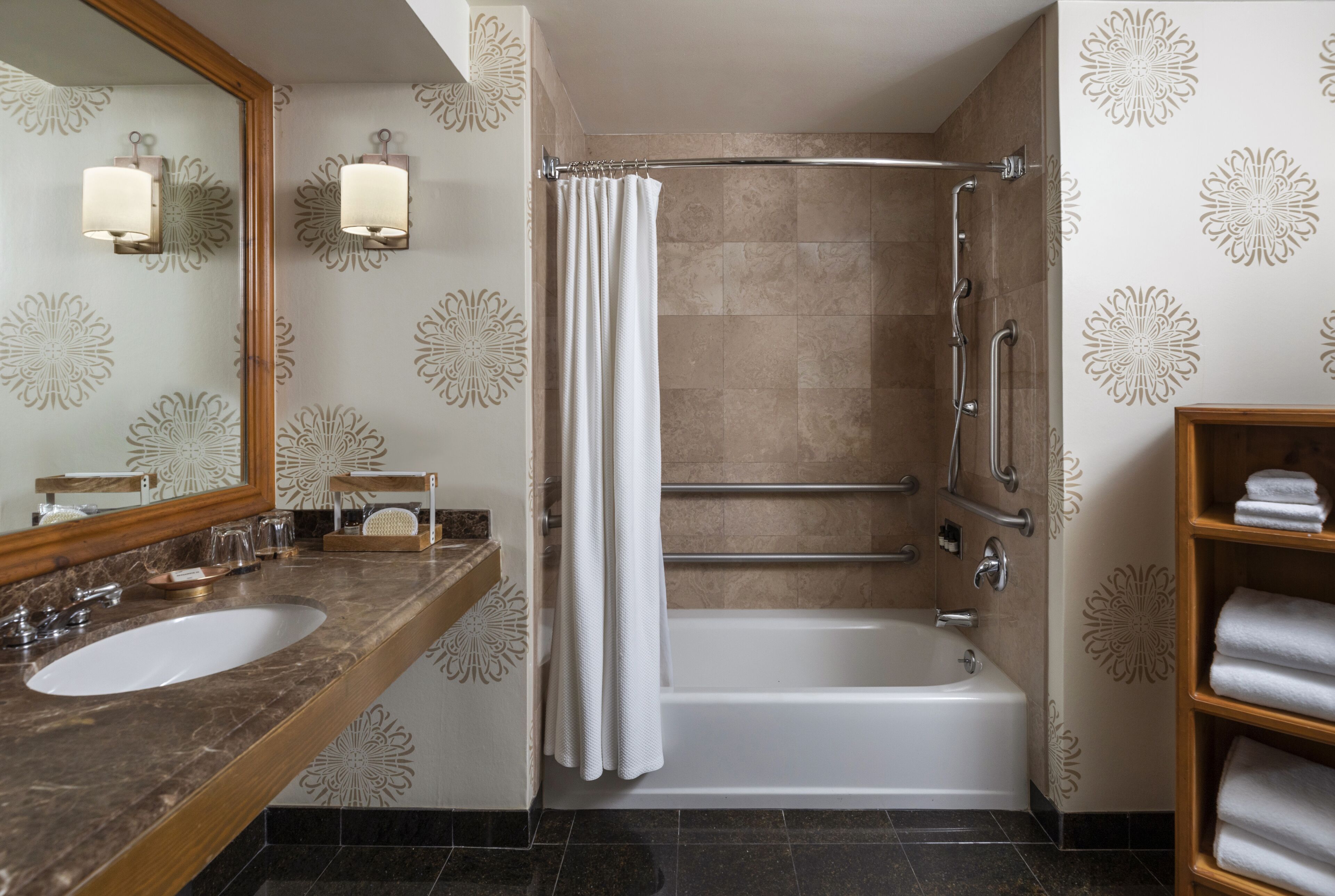 room, bathtub (ada king) | bathroom | combined shower/bathtub, free toiletries, hair dryer, bathrobes