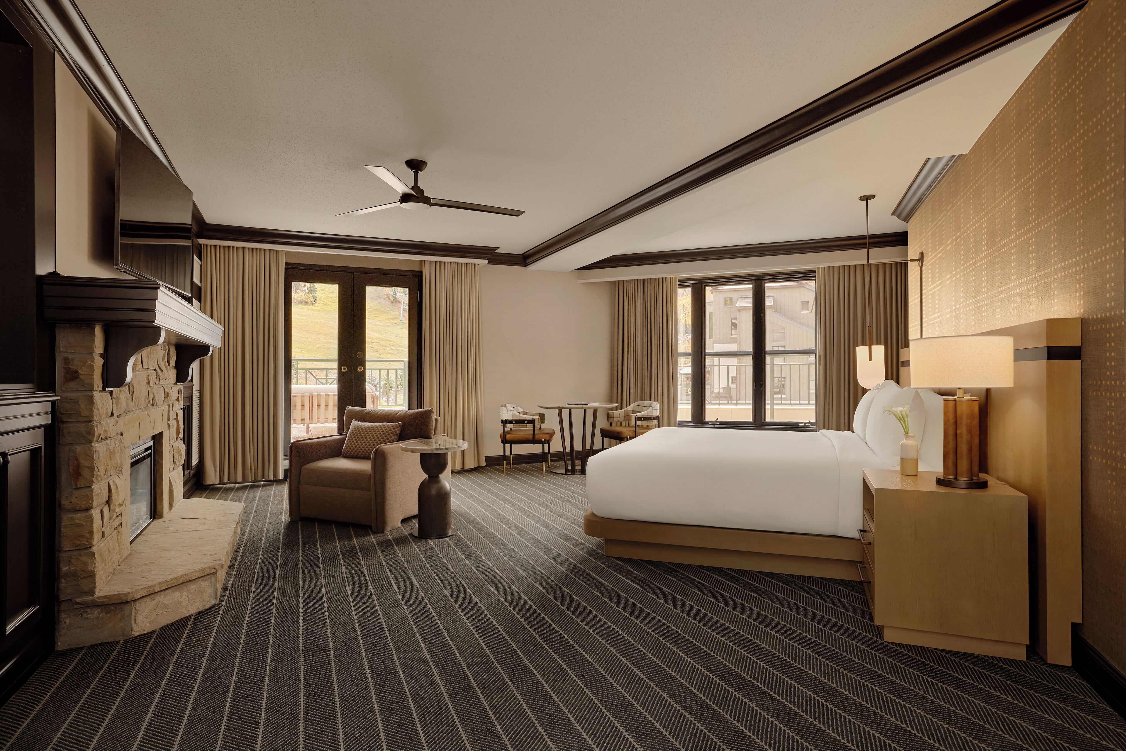 Junior Suite, 1 King Bed (Park, Fireplace) | Egyptian cotton sheets, premium bedding, down comforters, pillowtop beds