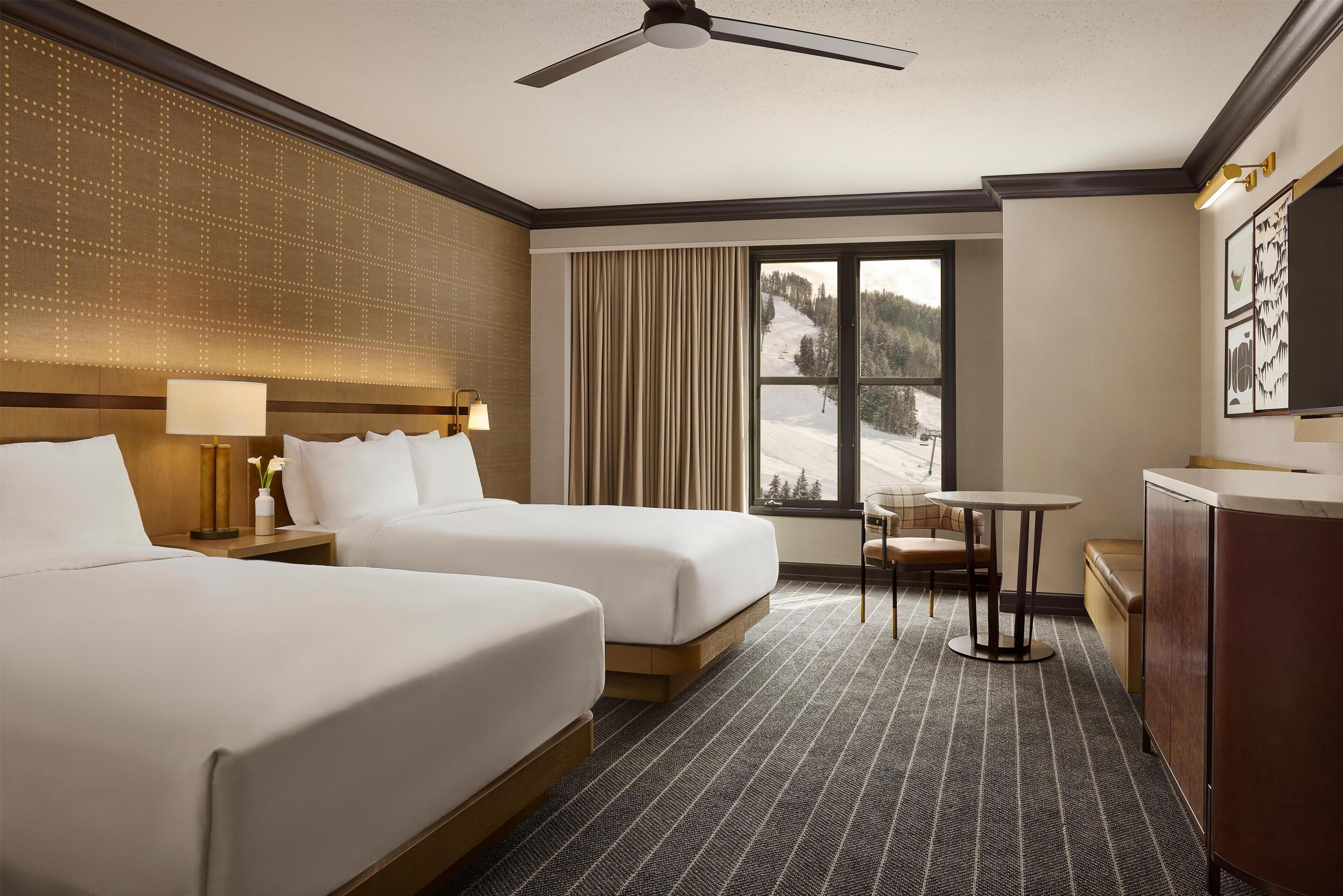 Room, 2 Queen Beds, Mountain View | Egyptian cotton sheets, premium bedding, down comforters, pillowtop beds