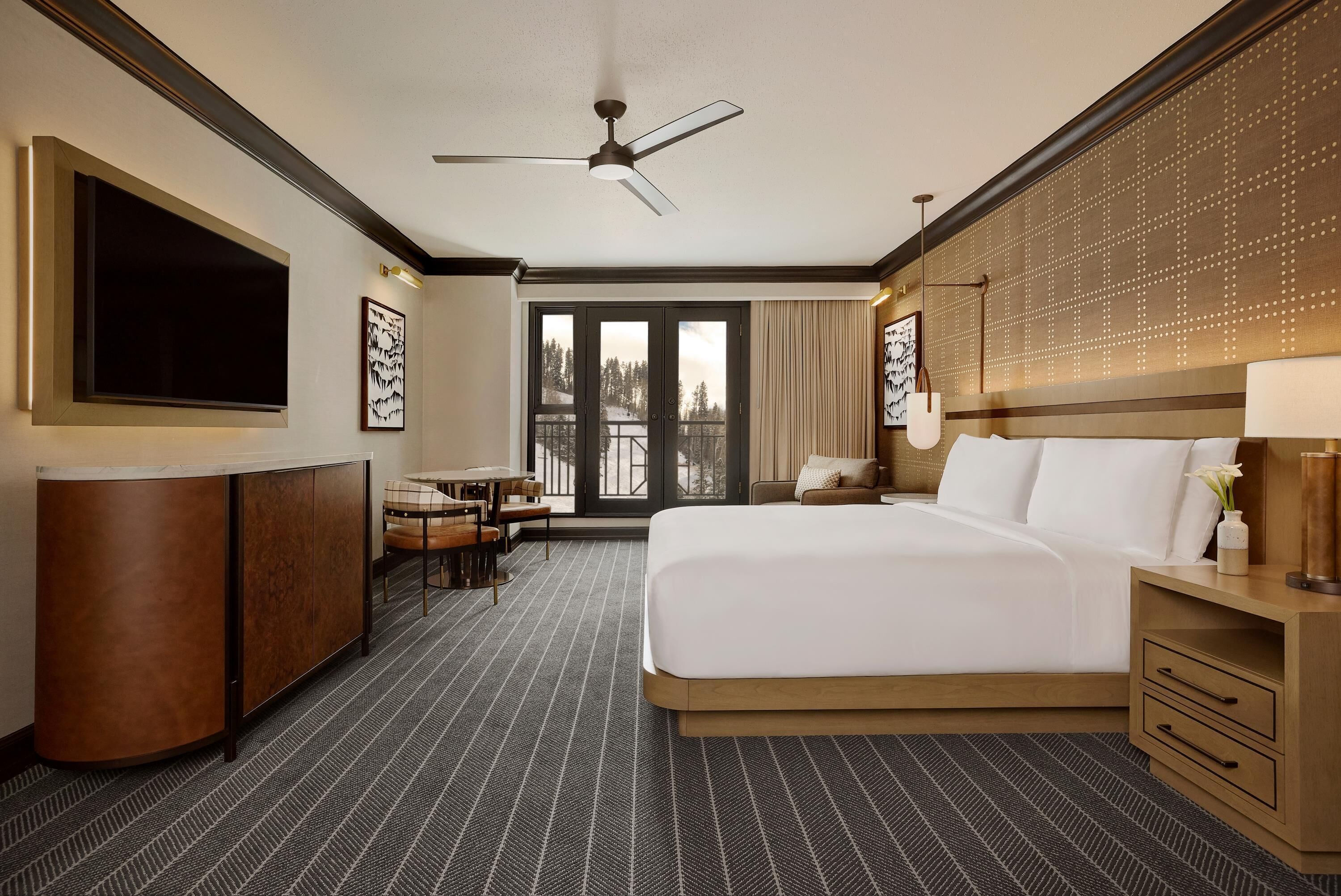 Junior Suite, 1 King Bed (Park, Fireplace) | Egyptian cotton sheets, premium bedding, down comforters, pillowtop beds