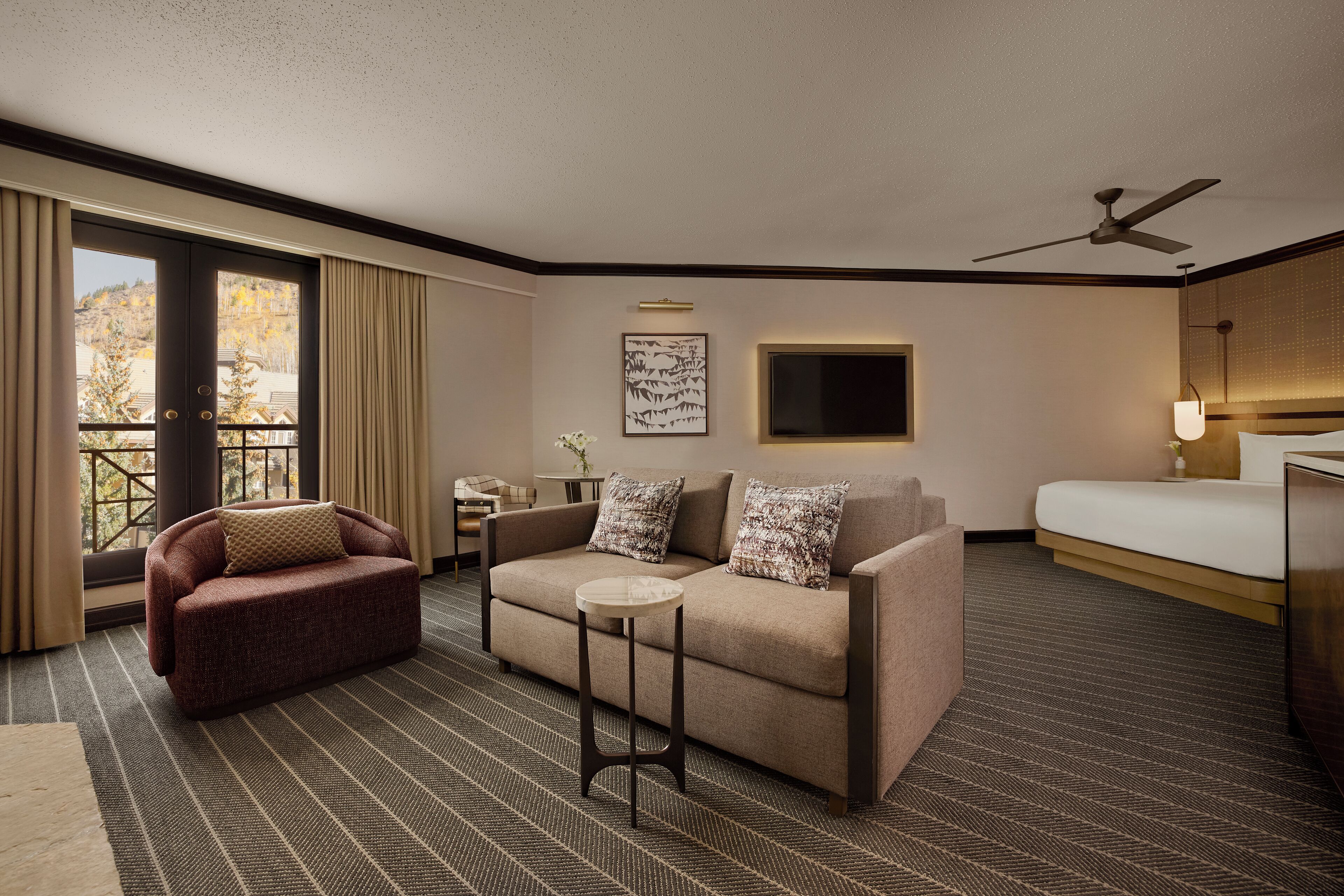 Junior Suite, 1 King Bed (Park, Fireplace) | Egyptian cotton sheets, premium bedding, down duvets, pillow-top beds