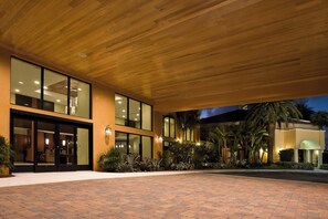 Blick von der Unterkunft