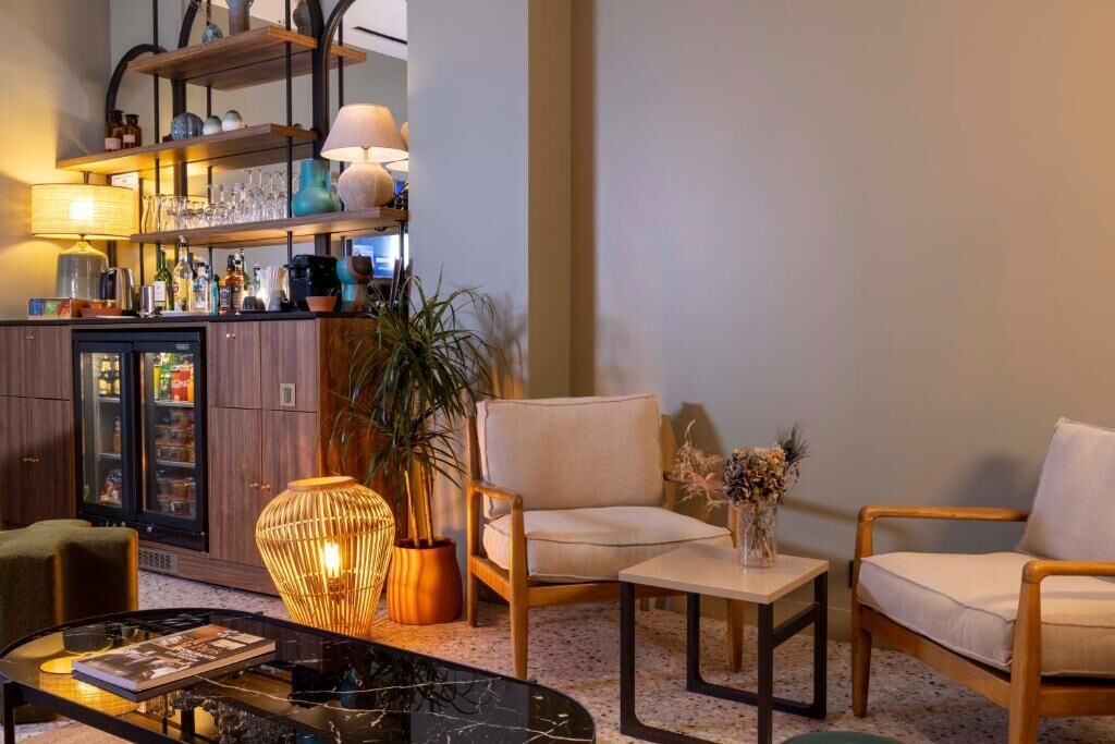 Sala de estar en el lobby