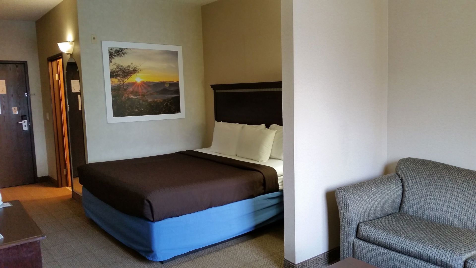 In-room safe, desk, blackout drapes, iron/ironing board