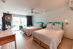 1 Schlafzimmer, hochwertige Bettwaren, Daunenbettdecken