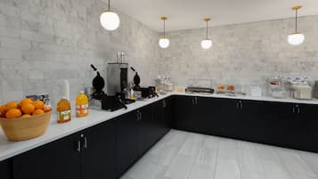 Free daily buffet breakfast