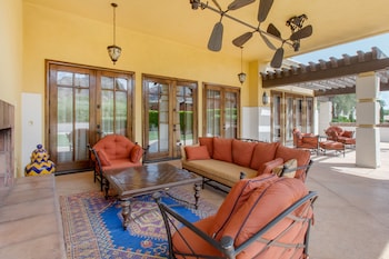 Presidential Suite (Camelback Villa) | Premium bedding, pillowtop beds, minibar, in-room safe at Omni Scottsdale Resort & Spa at Montelucia