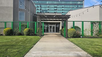 Outdoor wedding area