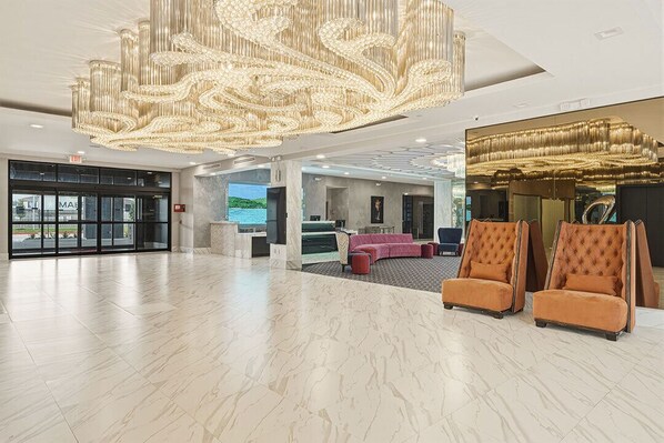 Lobby sitting area
