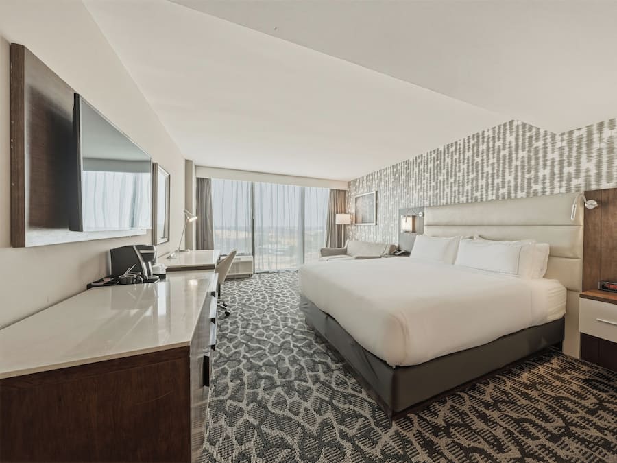 Down duvets, pillow-top beds, in-room safe, desk