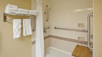 Chambre Standard, 1 grand lit (Communications, Mobility, Access Tub) | Salle de bain