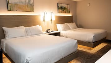 Quarto, 2 camas Queen (Lanai) | Roupas de cama antialérgicas, cofres nos quartos, escrivaninha