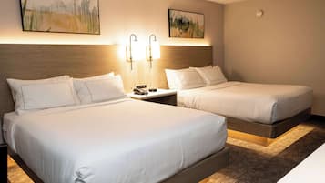 Room, 2 Queen Beds (Lanai) | Hypo-allergenic bedding, in-room safe, desk, blackout drapes