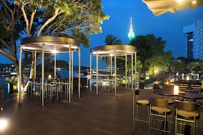 5 bars/lounges, poolside bar