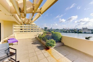 Chambre Double pour 1 personne | Vue depuis le balcon