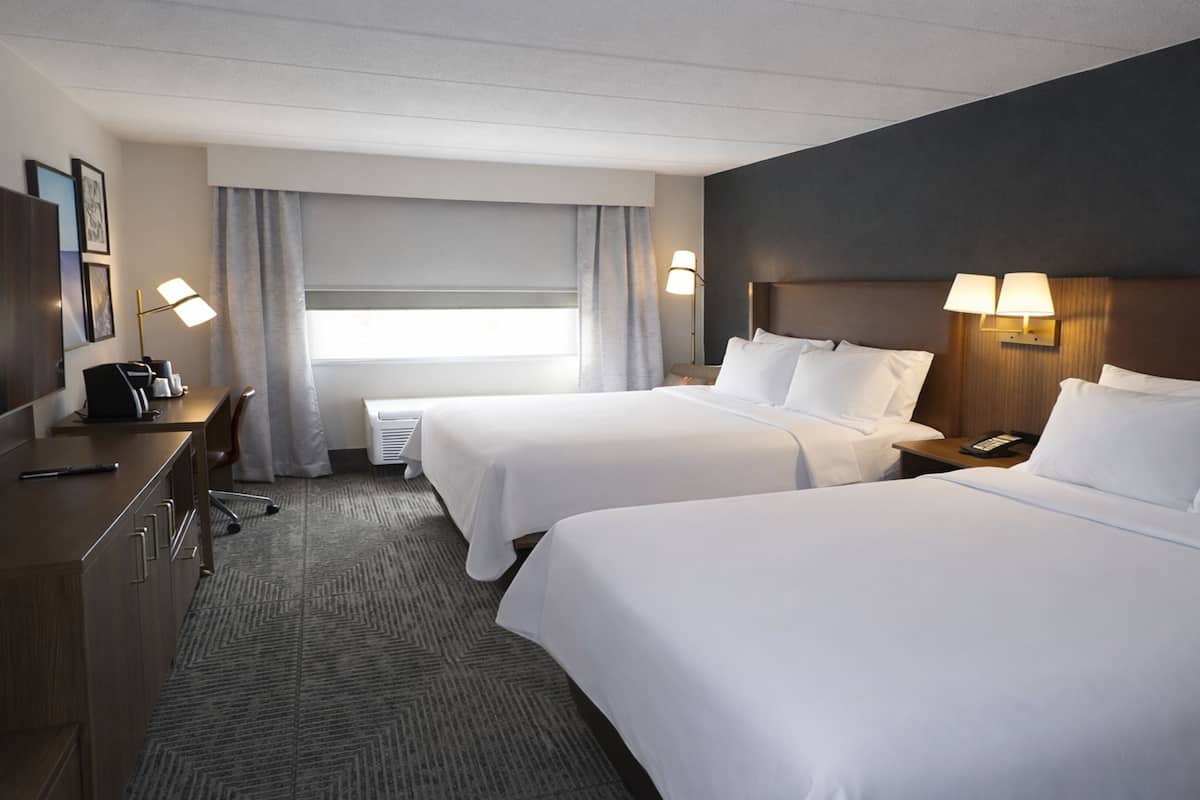 Standard Room, 2 Queen Beds | Premium bedding, desk, blackout drapes, iron/ironing board