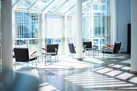 Sala de estar en el lobby